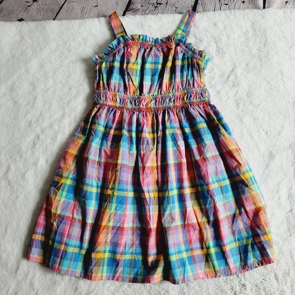 Cat & Jack Girls' Woven Short Dress (medium) 3KIDV-AP - Picture 2 of 4
